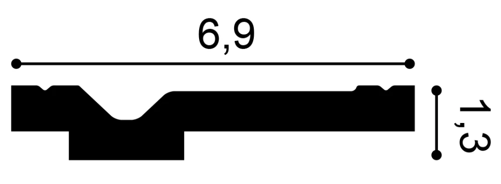 Stropní lišta ORAC  CX161