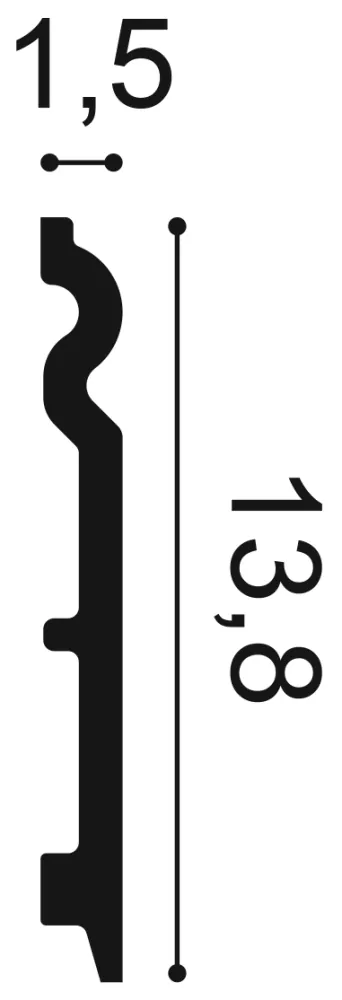 Podlahová lišta ORAC SX138