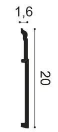 Podlahová lišta ORAC  SX156