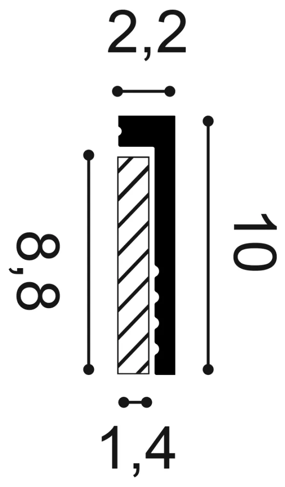 Podlahová lišta krycí ORAC   SX171