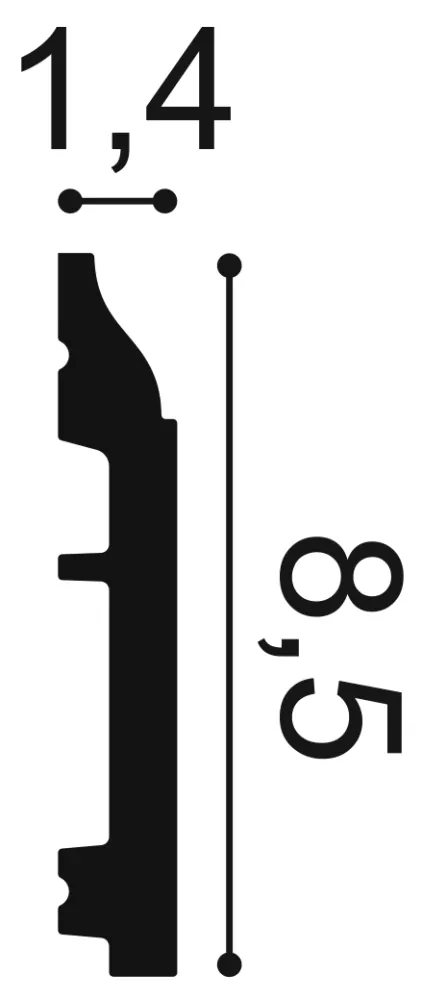 Podlahová lišta ORAC SX172
