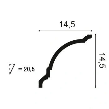 Stropní lišta ORAC  CX203