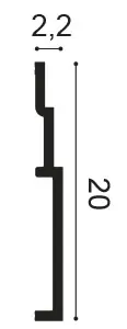 Podlahová lišta ORAC SX181